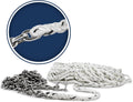 Nylon 3 Strand Anchor Rode with Stainless Steel Chain and Shackle X708