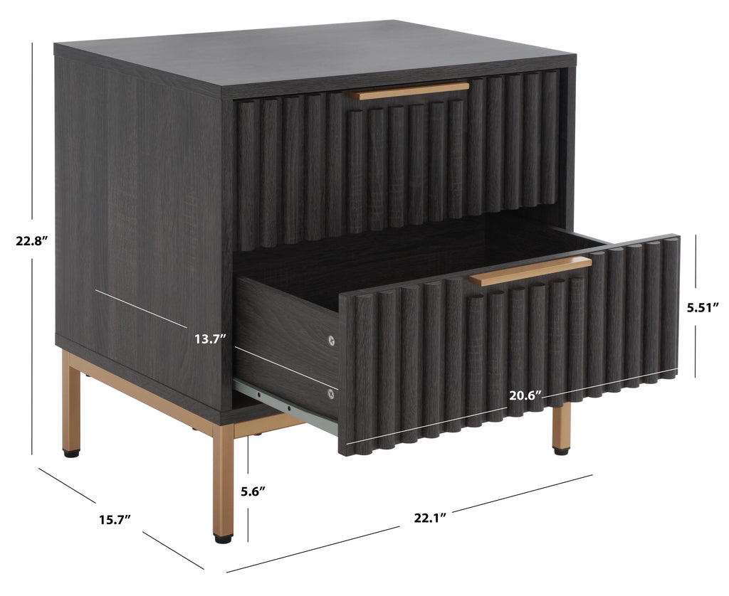 2 Drawer Nightstand M882