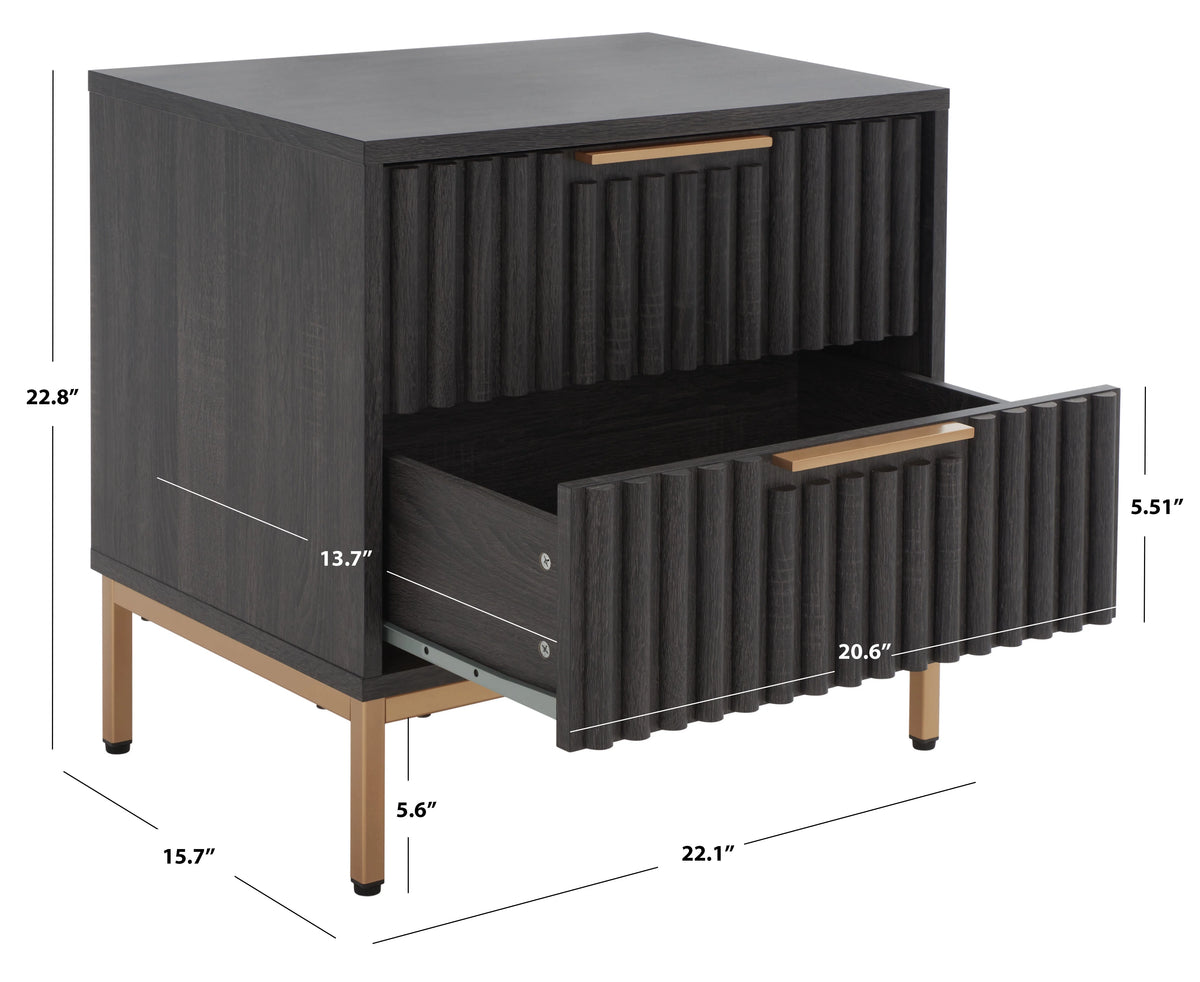 2 Drawer Nightstand M882