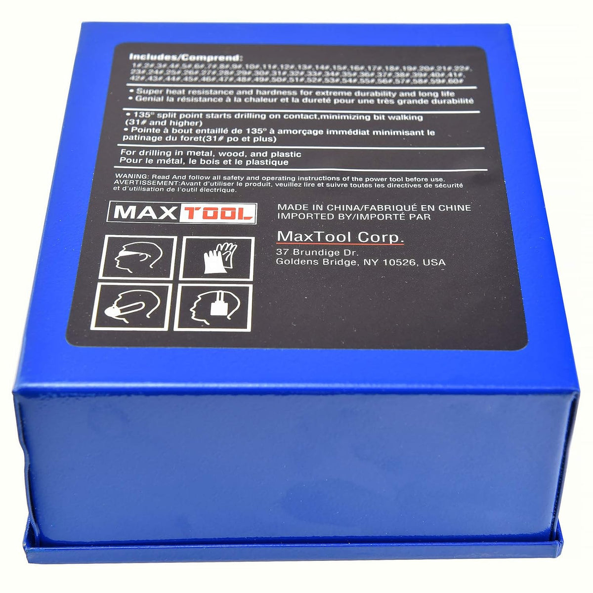 60 Piece High Speed Steel Twist Drill Bit Set M873