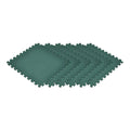 Dark Green 24 in. x 24 in. Eva Foam Interlocking Tile (24-Tile) J8087