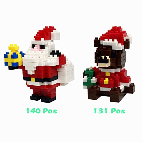 4 Pack Christmas Building Block Toys M2816