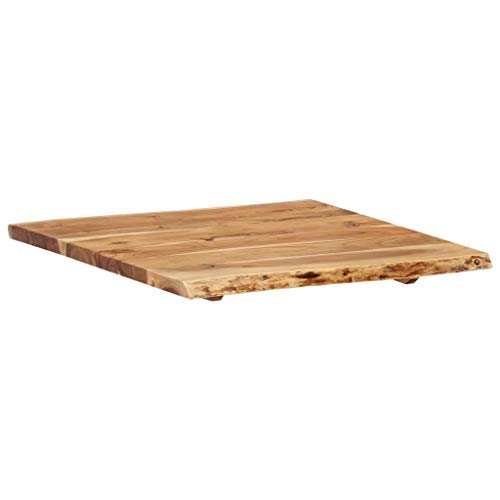 Solid Acacia Wood Table Top 22.8" x(19.7"-23.6") x1 I1345