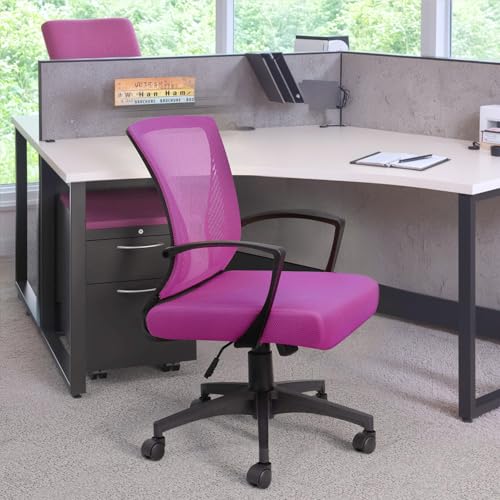 Black Ergonomic Mesh Office Chair with Lumbar Support W90004