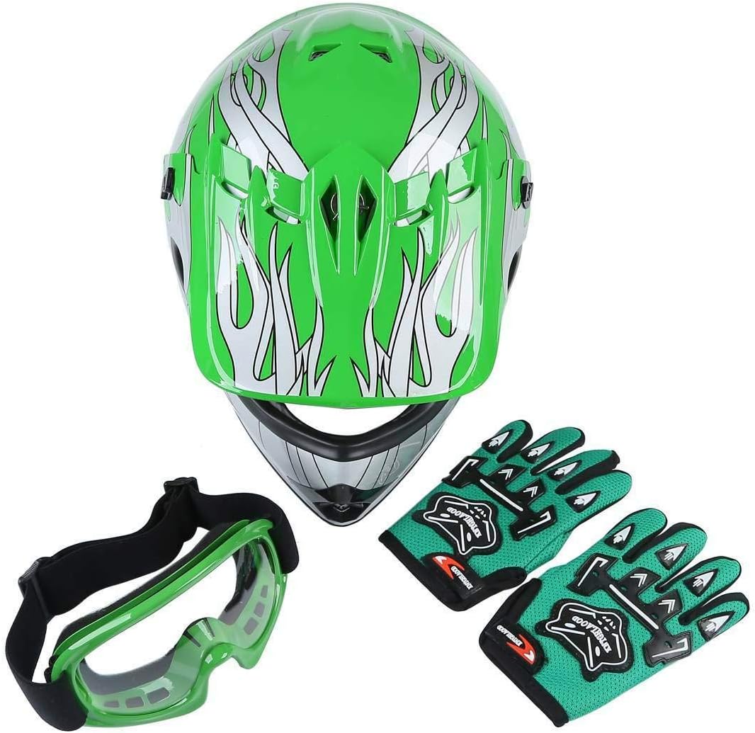 DOT Youth Offroad Dirt Bike Helmet U57295