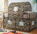 Twin Loft Bed with Guard Rails and Ladder O9487
