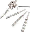 Pen Barrel Trimmer Kits with No-Sharpening Cutting Head, 7mm, 27/64", 10mm Pen Mill Pilot Cutter Shafts, Pack of 2 G222