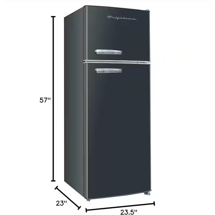 Black 7.5 cu. ft. Mini Fridge with Top Freezer H870