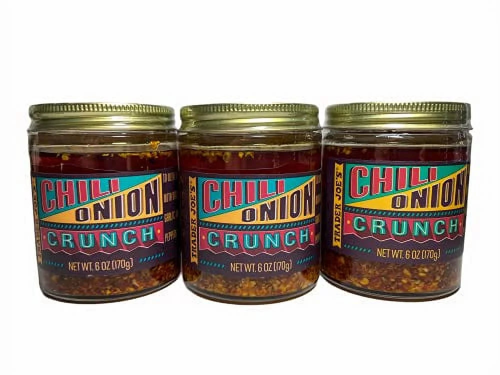 Chili Onion Crunch, 6 oz (Pack of 3) J31266