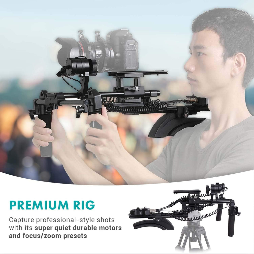 DSLR Shoulder Rig with Follow Focus and Zoom Control W2222
