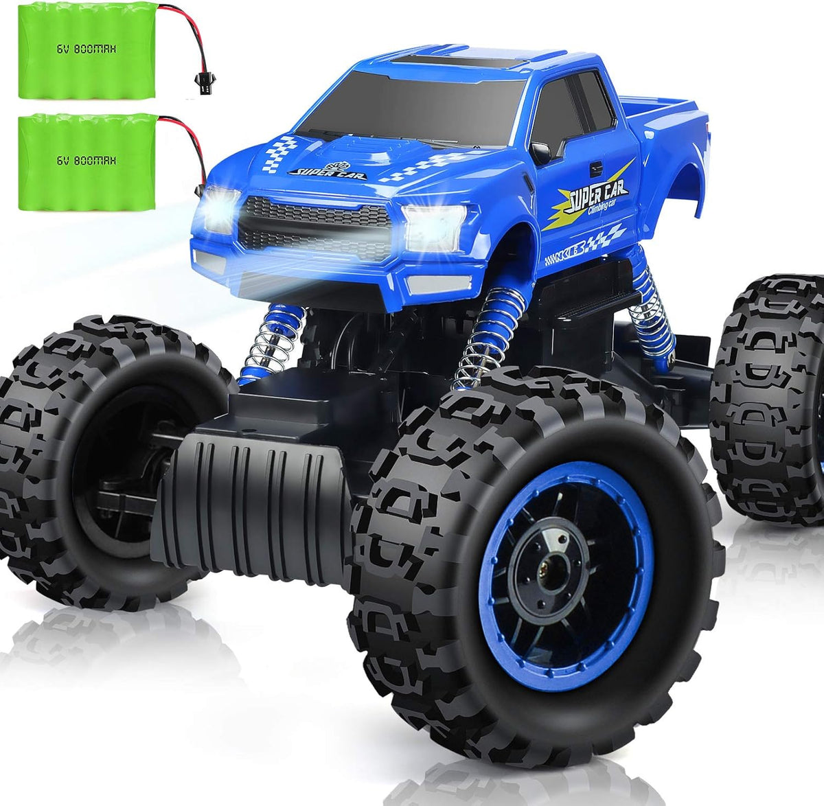 Green 1:12 RC Monster Truck 4WD, Pack of 2 J58554
