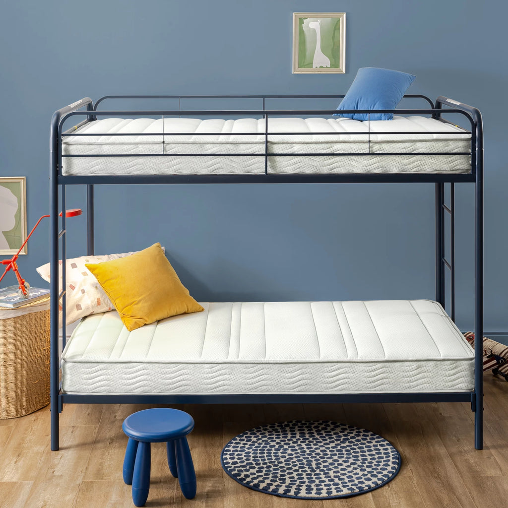6" Foam and Spring Twin Mattress 2 Piece Set D41110