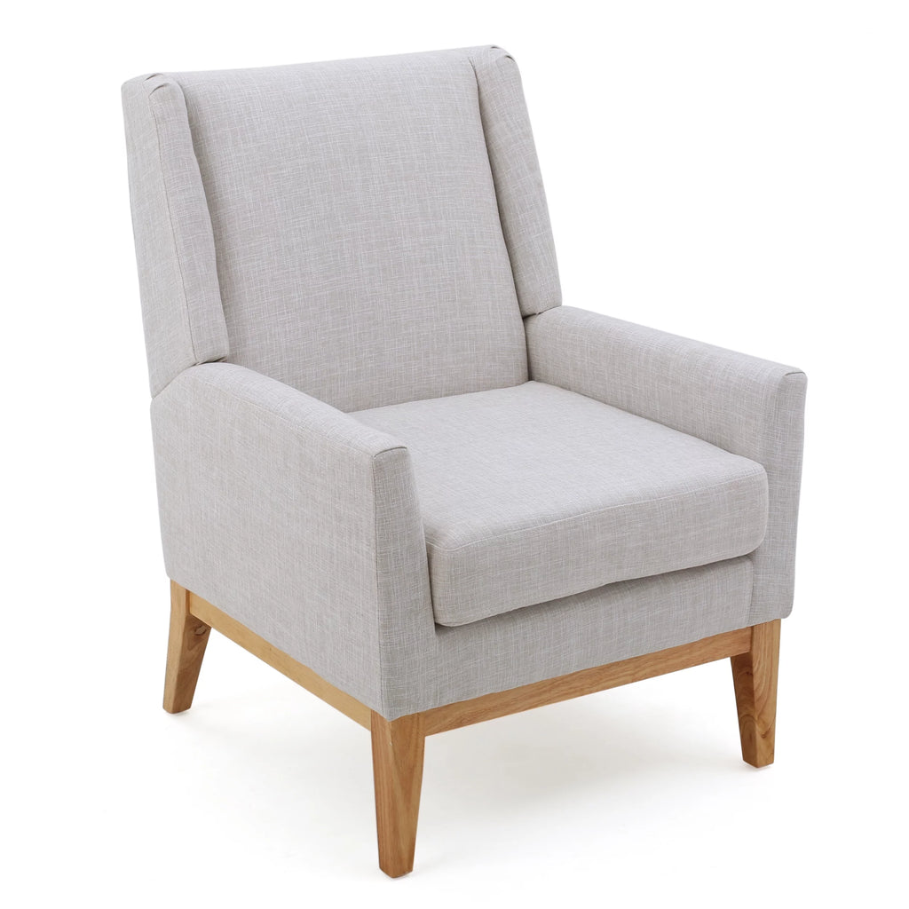 Beige Fabric Accent Chair Z45874