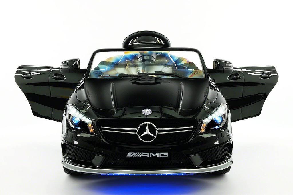 Licensed Mercedes CLA45 AMG Electric Kids Ride-On Car with Rubber Tires J593989