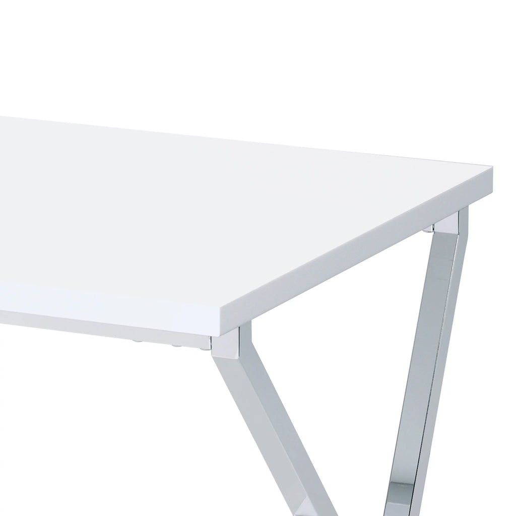 White 24-inch Side Table F87903