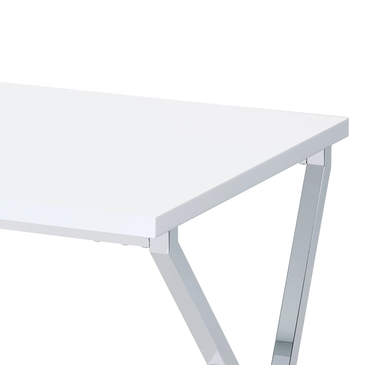 White 24-inch Side Table F87903