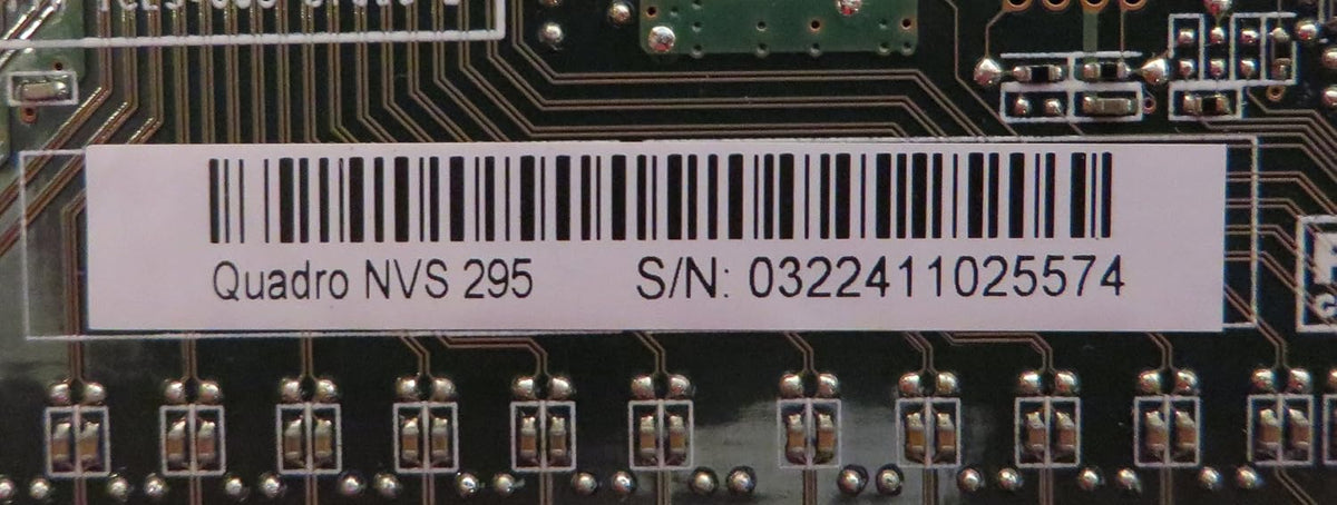 PNY Quadro NVS 295 256MB DDR3 2DisplayPort PCI-Express x16 Low Profile Video Card S7895