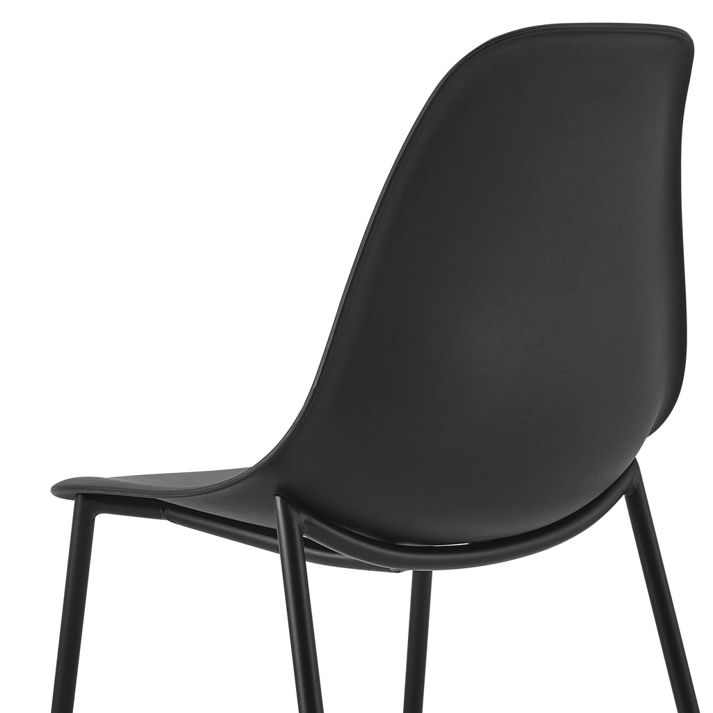 Sunburst Yellow Poly Dining Chair Set of 2 F340248