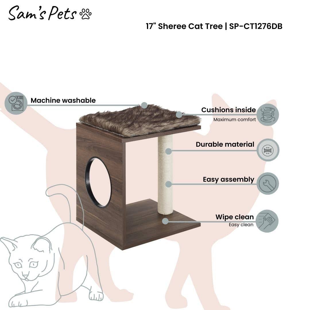 Brown Cat Tree Y8837