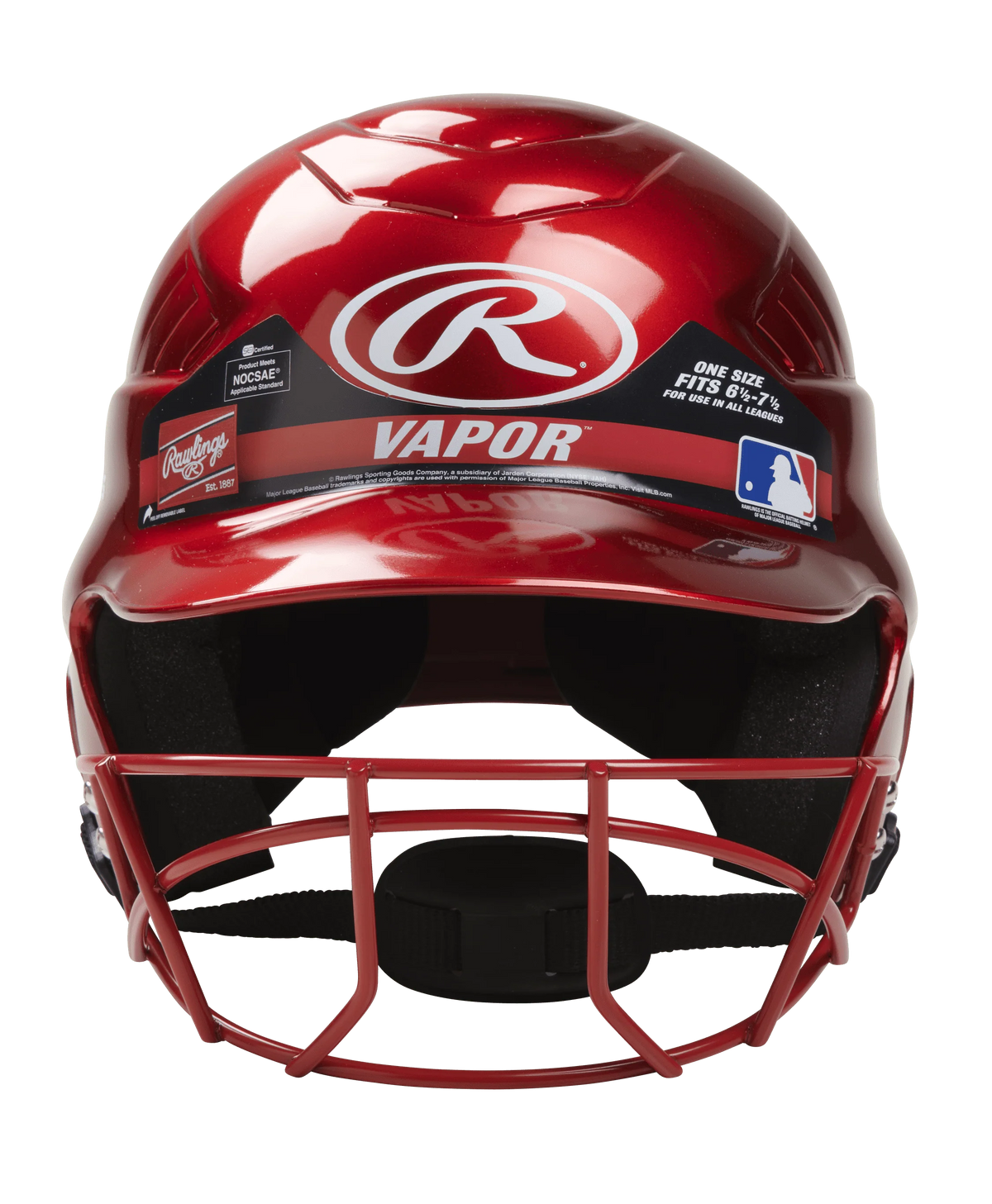 Matte Black Adult Batting Helmet X7205