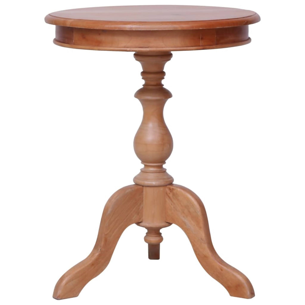 Side Table Natural Solid Mahogany Wood M74094