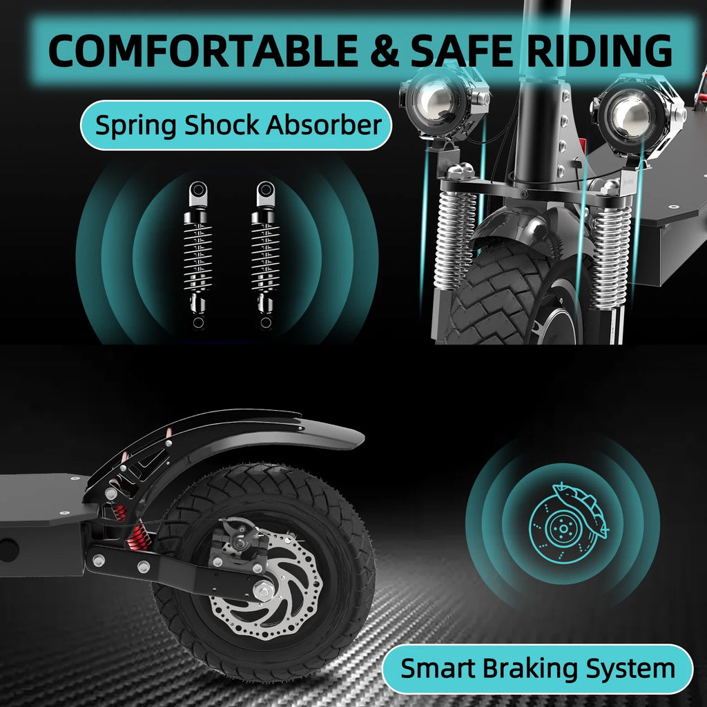 2600W 45 MPH 40 Miles Disc Brake Electric Scooter O5252