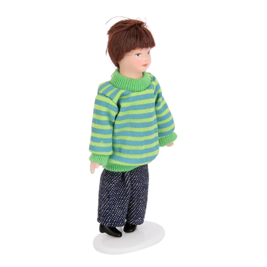 Porcelain Doll People Model with Display Stand H11069
