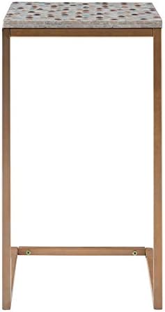 Gold Metal Accent C Table B275