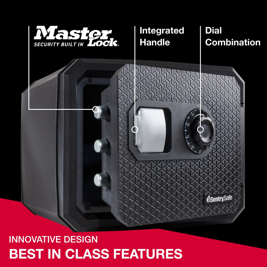 Large Fire-Resistant Safe with Combination Lock F5282