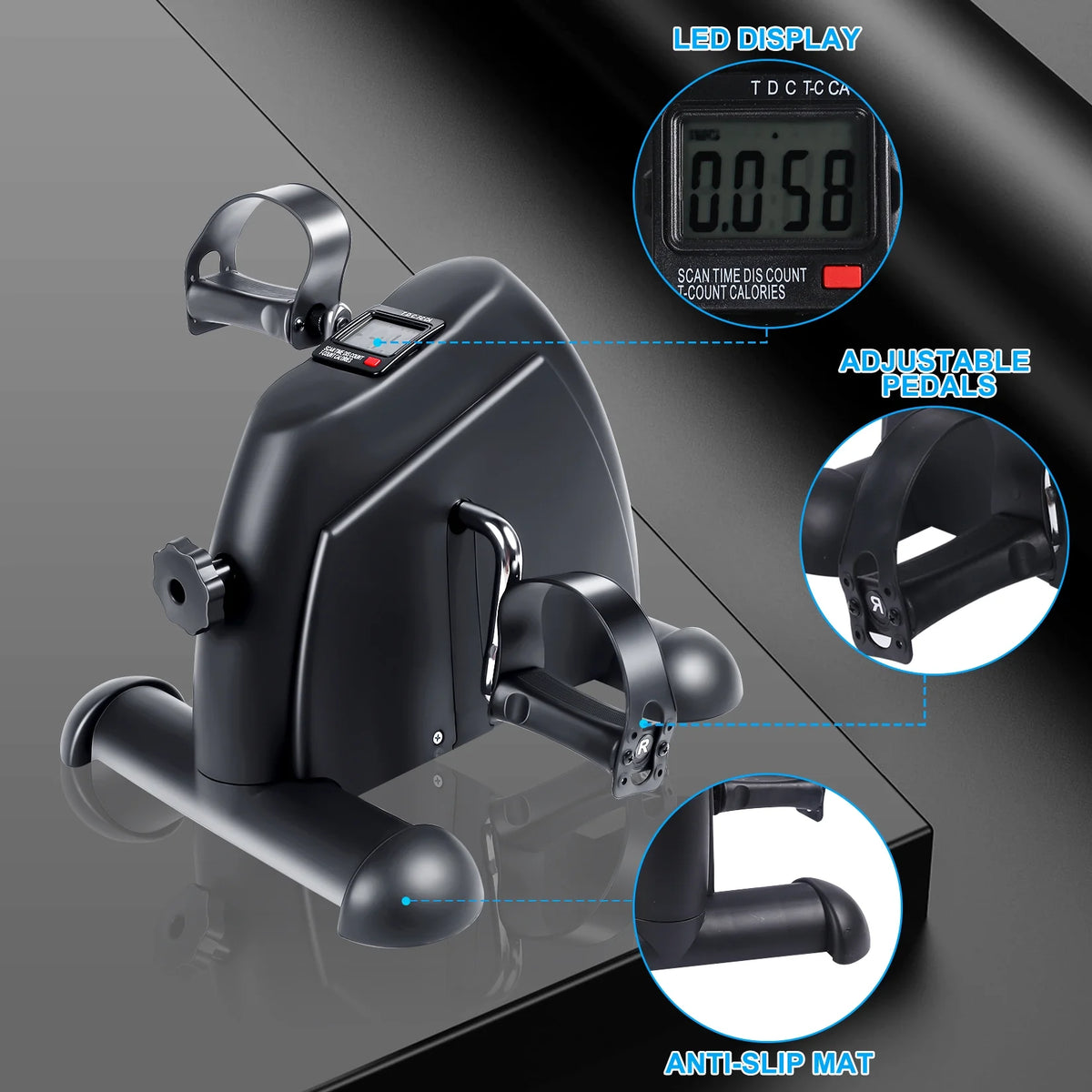 Pedal Exercise Bike with Digital Monitor Z9097