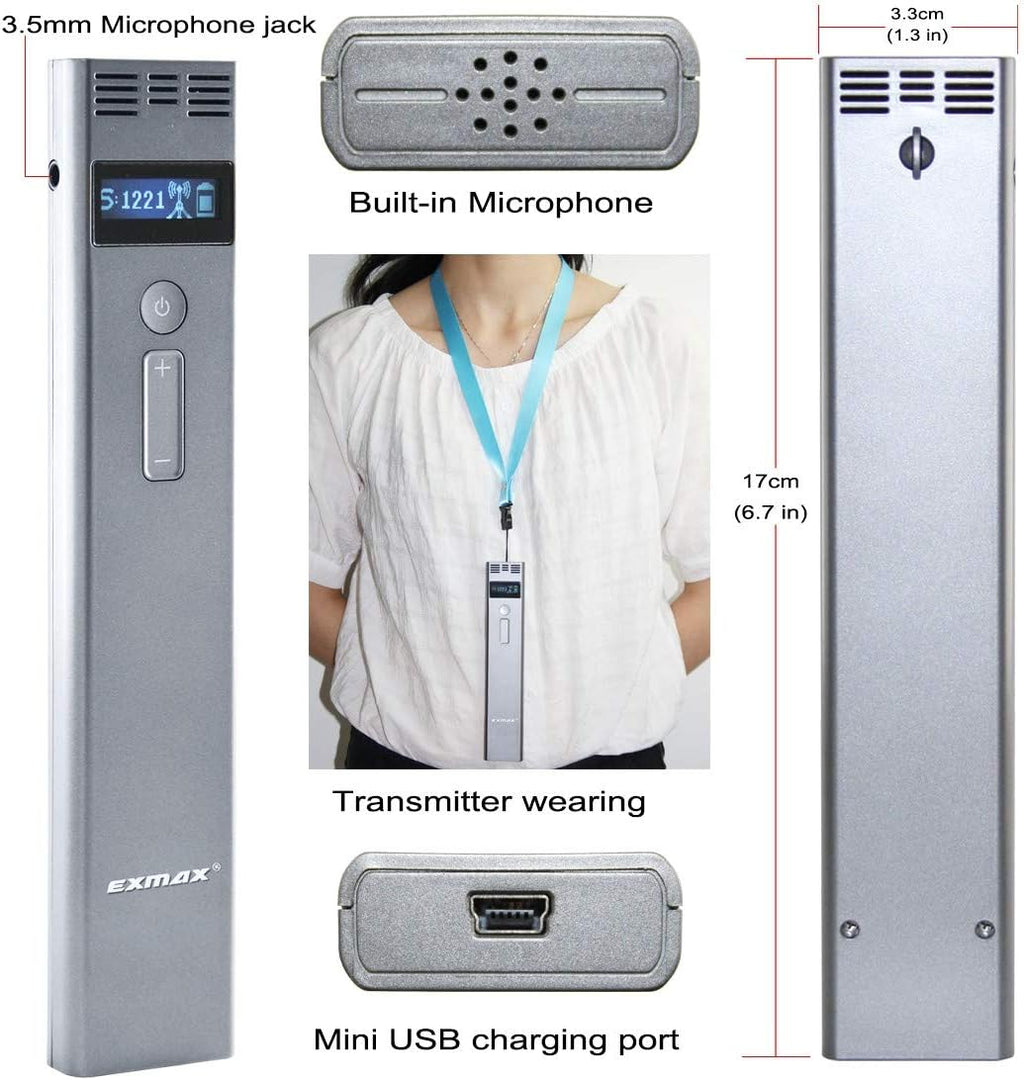 2.4Ghz Wireless Tour Guide System with 14 Receivers E3984