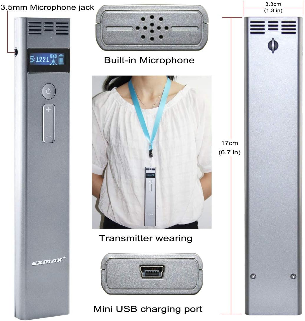 2.4Ghz Wireless Tour Guide System with 14 Receivers E3984
