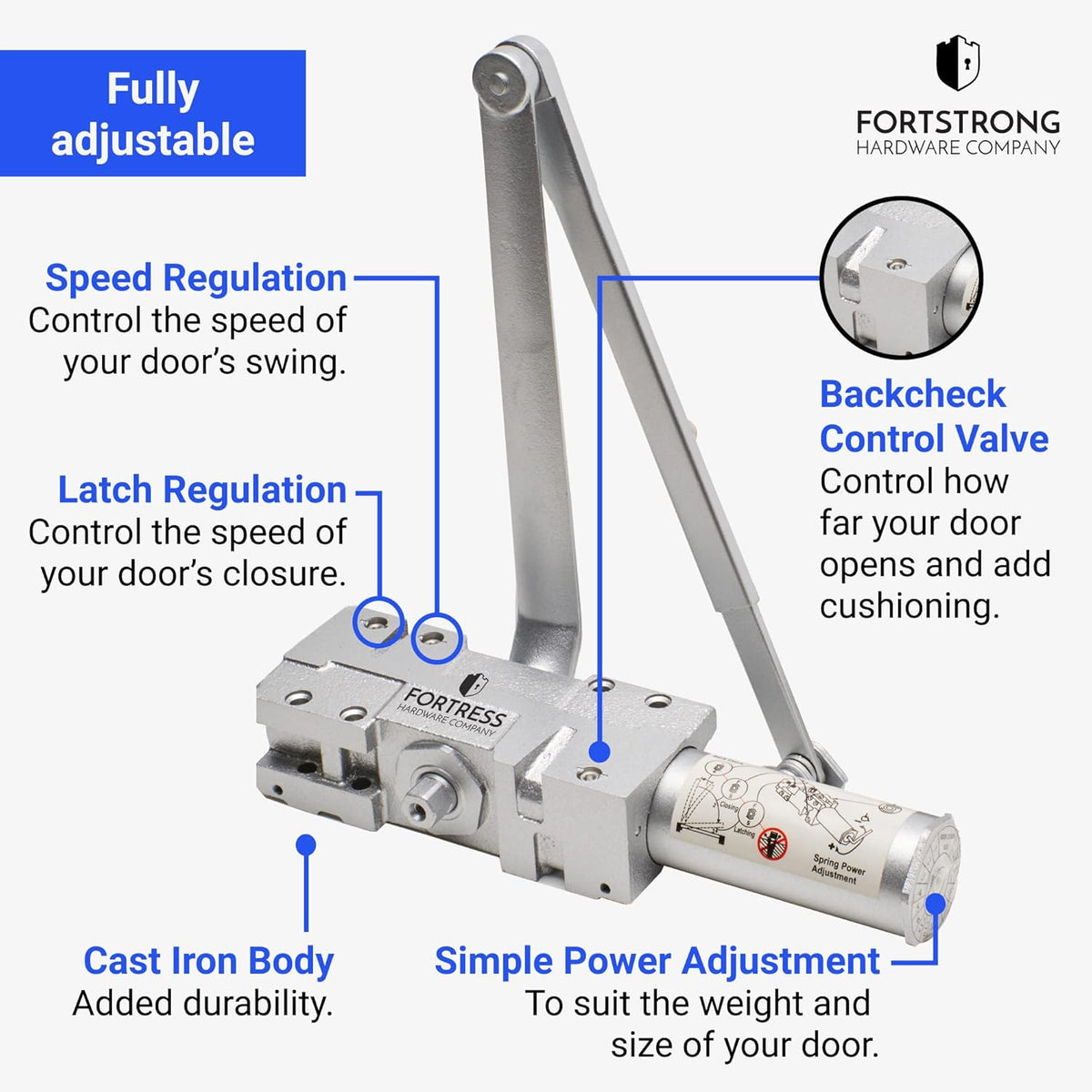Heavy Duty Commercial Door Closer Z77009