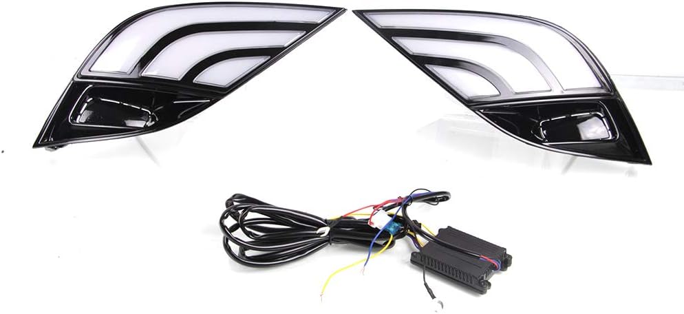Super Bright LED Daytime Running Light Three-Color DRL 1 Pair M5007
