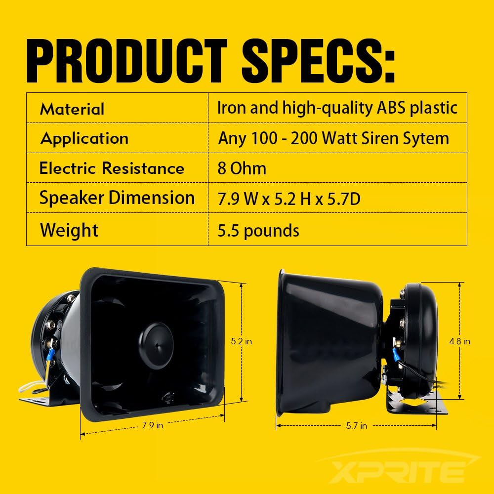200 Watt Siren Speaker Q77032
