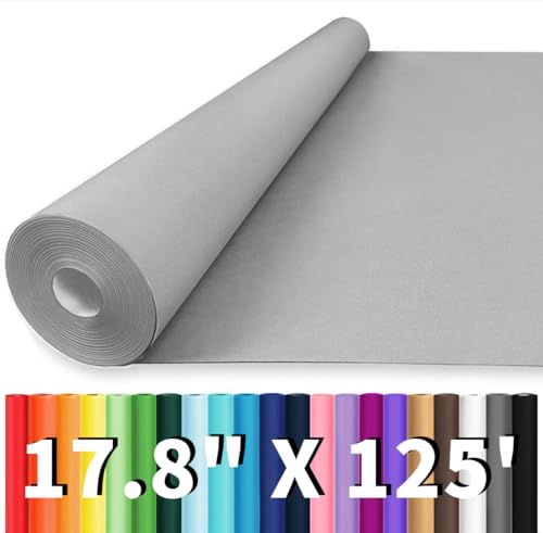 Black Wrapping Paper, 17.5" x 963", 80GSM G784209