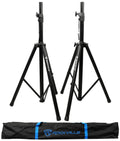Black Tripod DJ PA Speaker Stands with Carrying Case J59768