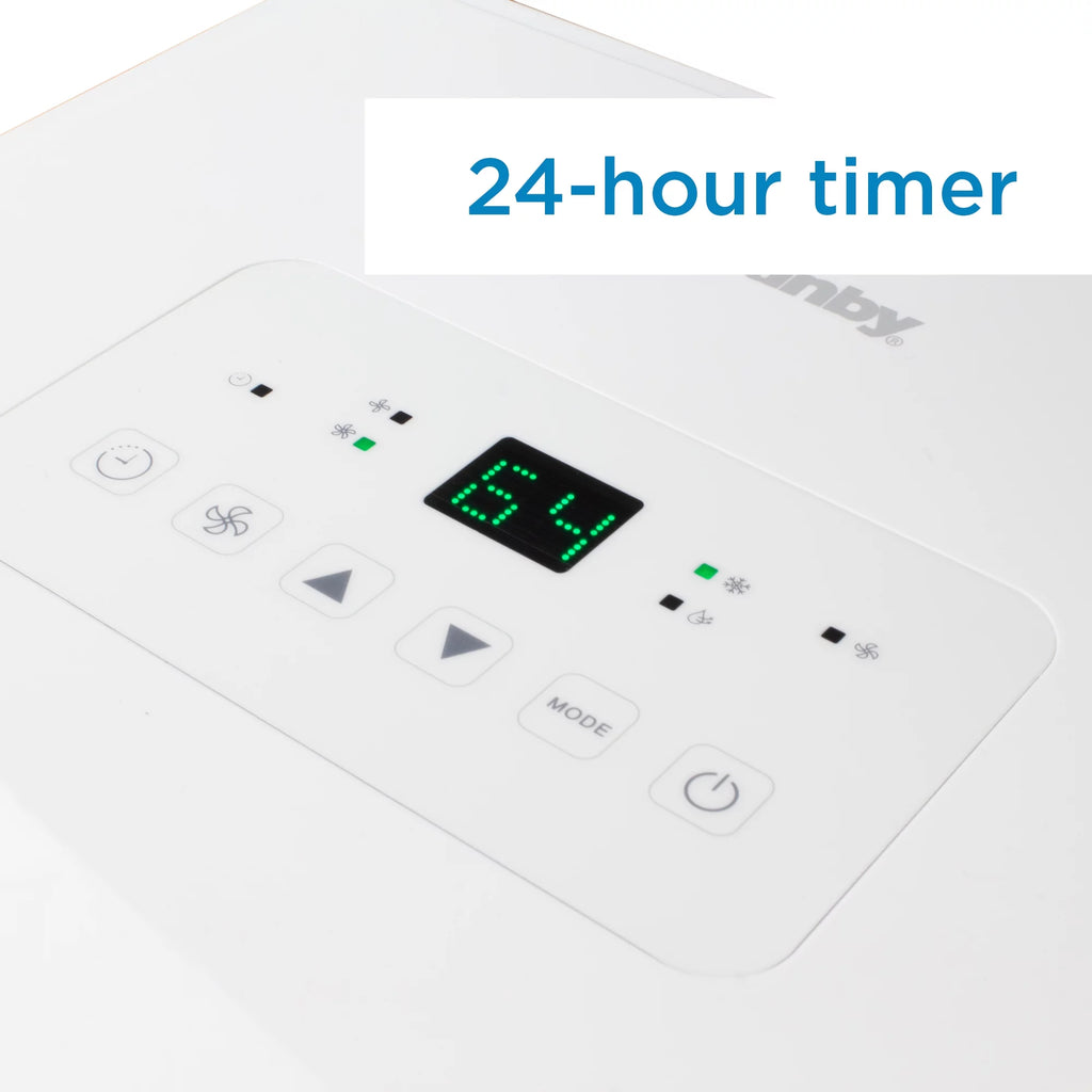 5000 BTU White Portable AC D7089