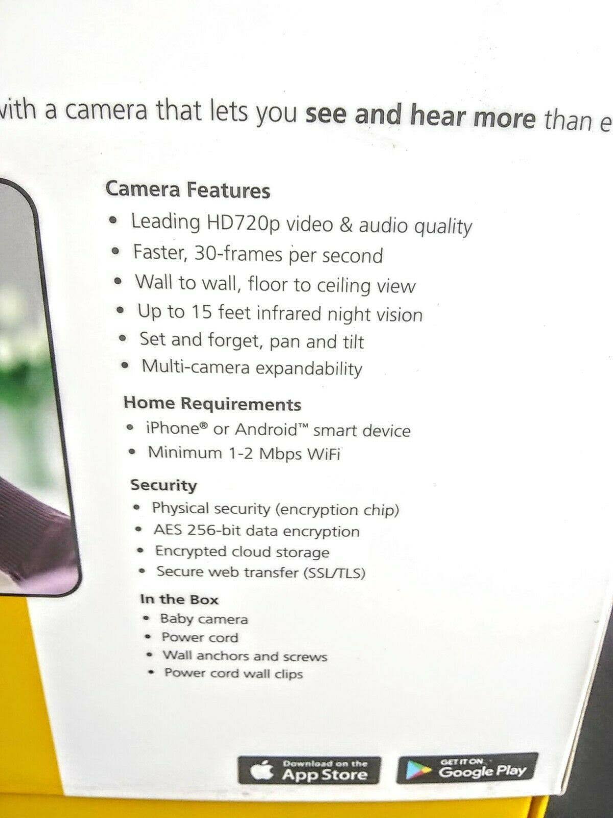 HD WiFi Baby Monitor G81189