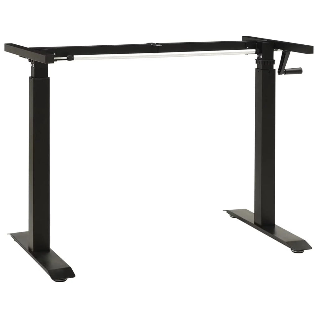 Manual Height Adjustable Standing Desk Frame Black N8838