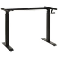 Manual Height Adjustable Standing Desk Frame Black N8838