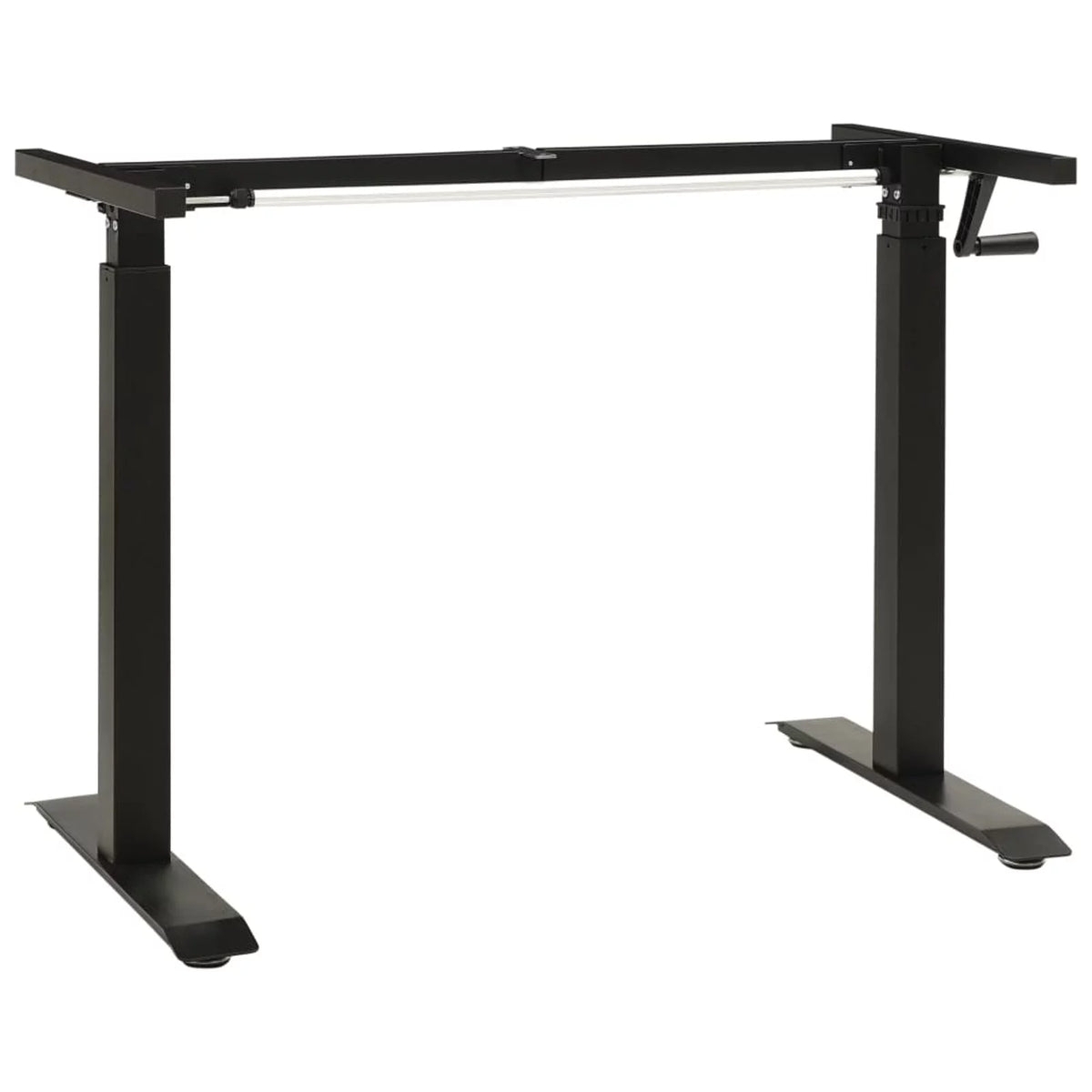 Manual Height Adjustable Standing Desk Frame Black N8838