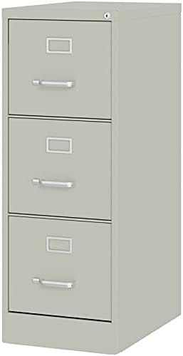 Black 3 Drawer Metal File Cabinet P991