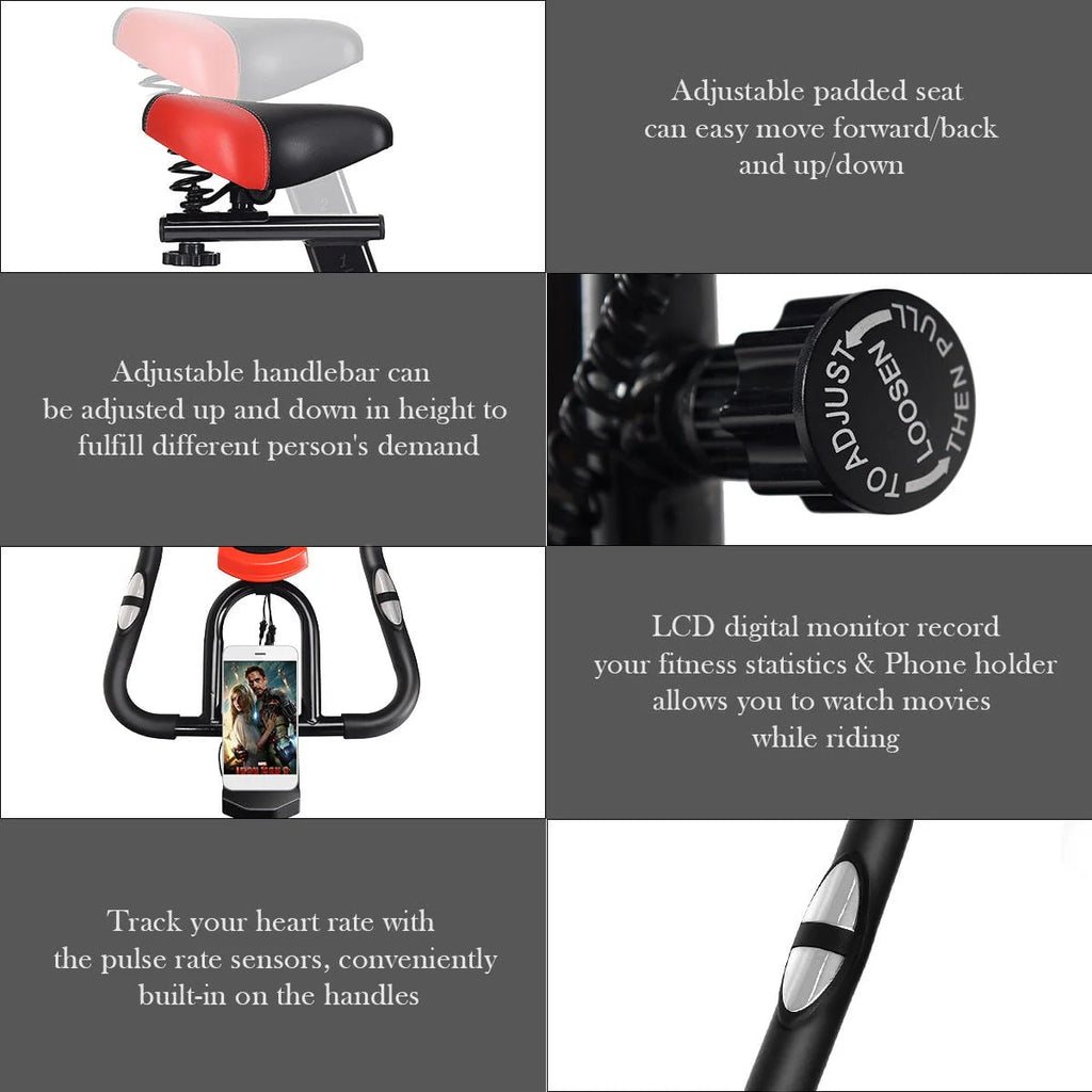 Indoor Cycling Bike with LCD Display E5209