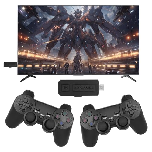 256GB Wireless Retro Gaming Console with 2.4GHz Wireless Controllers X647