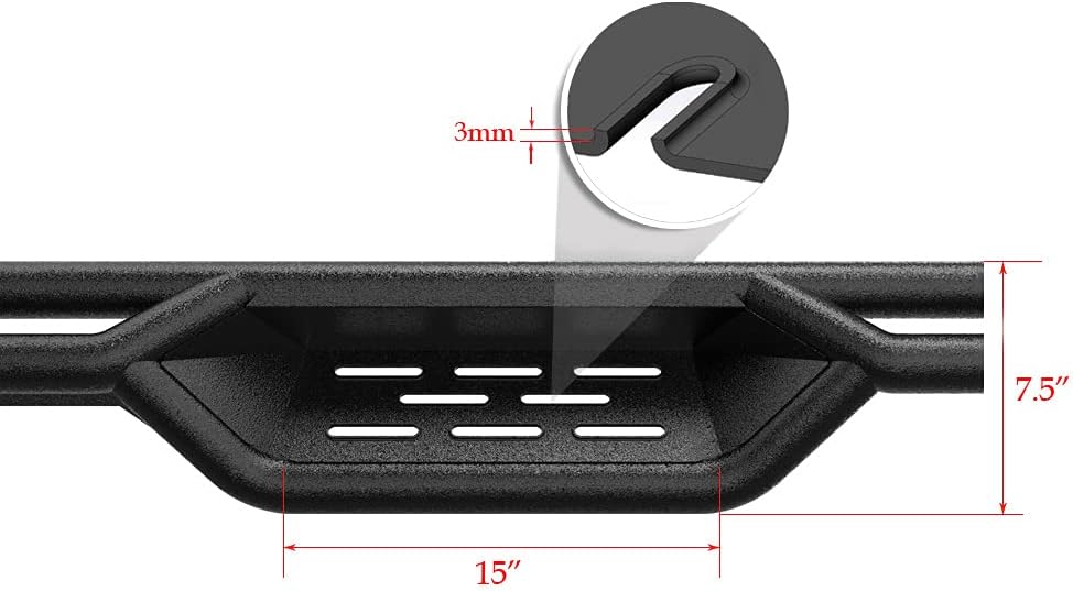Drop Down Style Running Boards Side Step Rock Slider M250