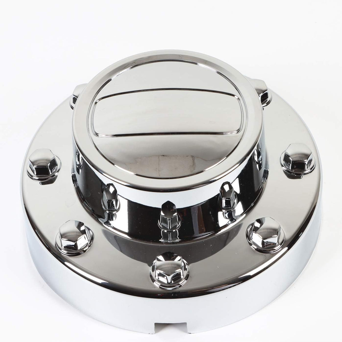 Chrome Wheel Hub Center Caps Set Dually 2 Front and 2 Rear V1909