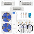 54,000 BTU 3 Zone Ceiling Cassette Ductless Air Conditioner and Heat Pump V567