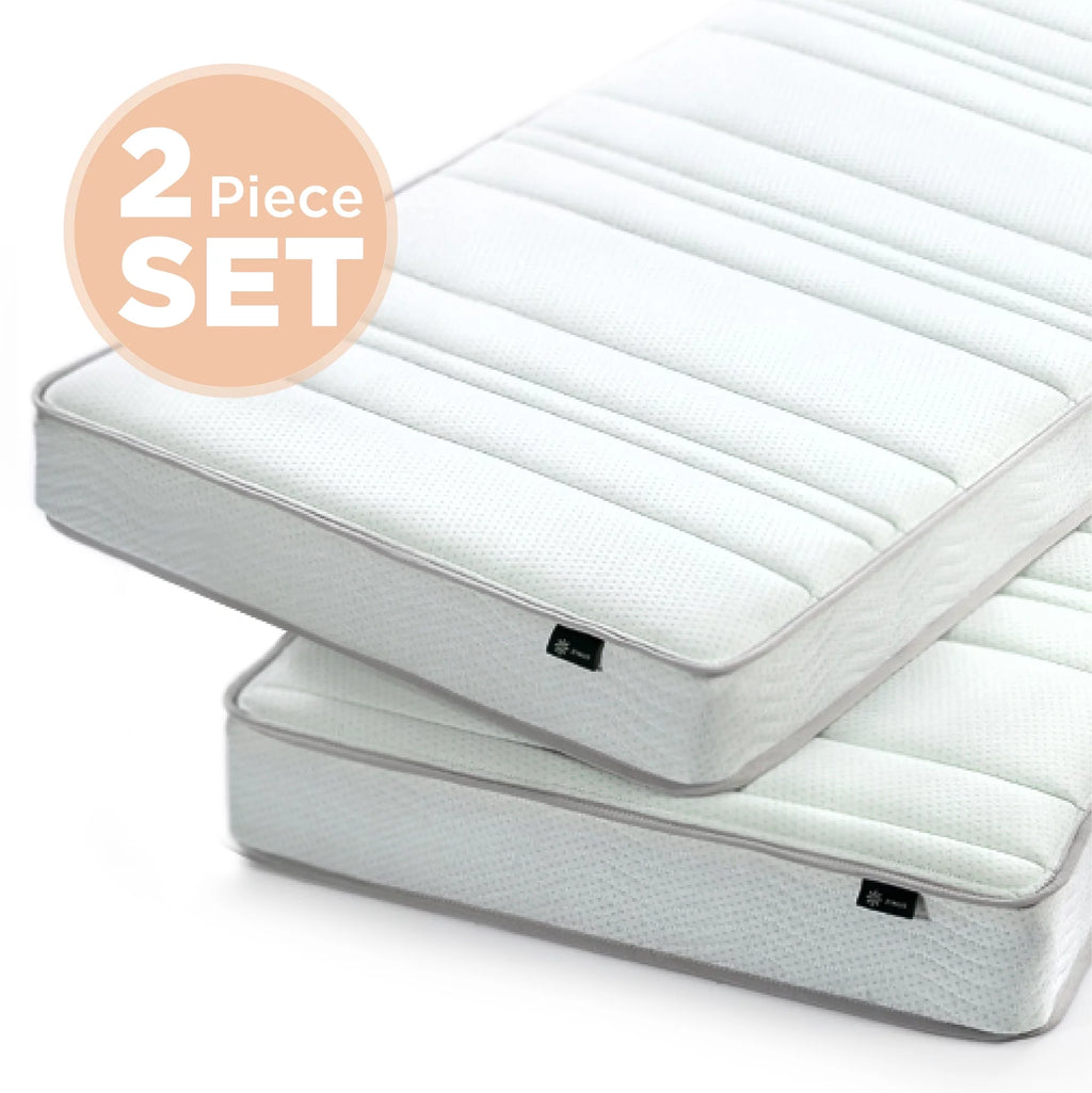 6" Foam and Spring Twin Mattress 2 Piece Set D41110