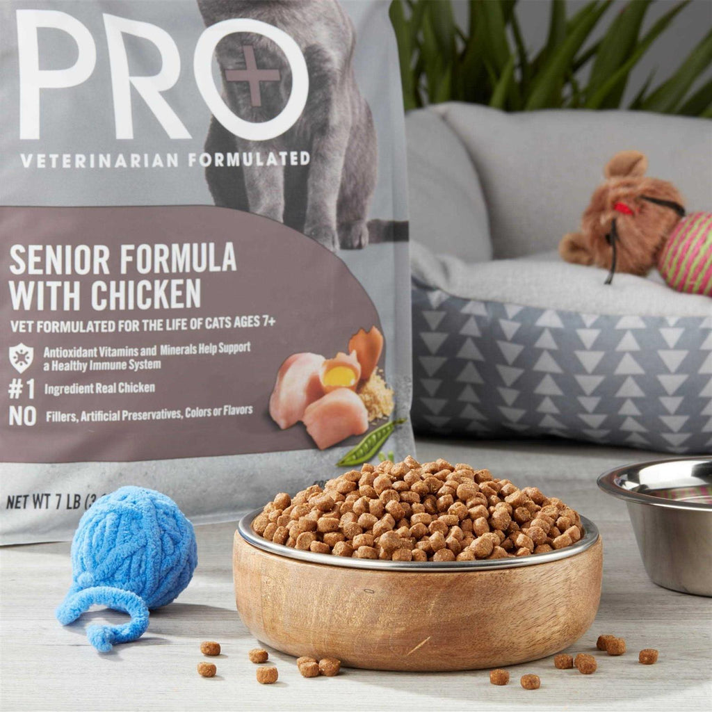 Senior Formula with Chicken Dry Cat Food S5534